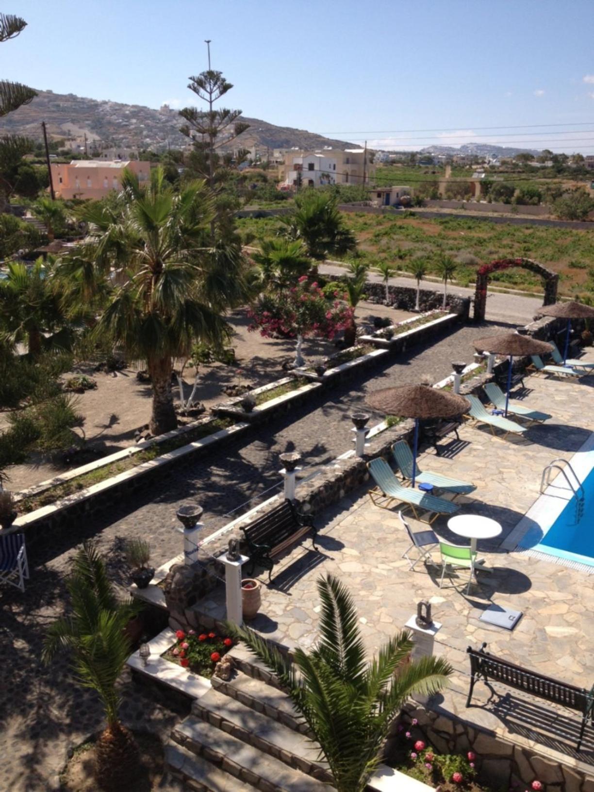 Hotel Santa Elena Kamári Exterior foto