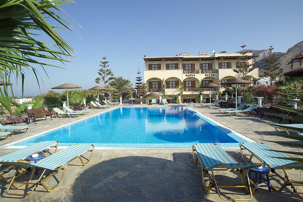 Hotel Santa Elena Kamári Exterior foto
