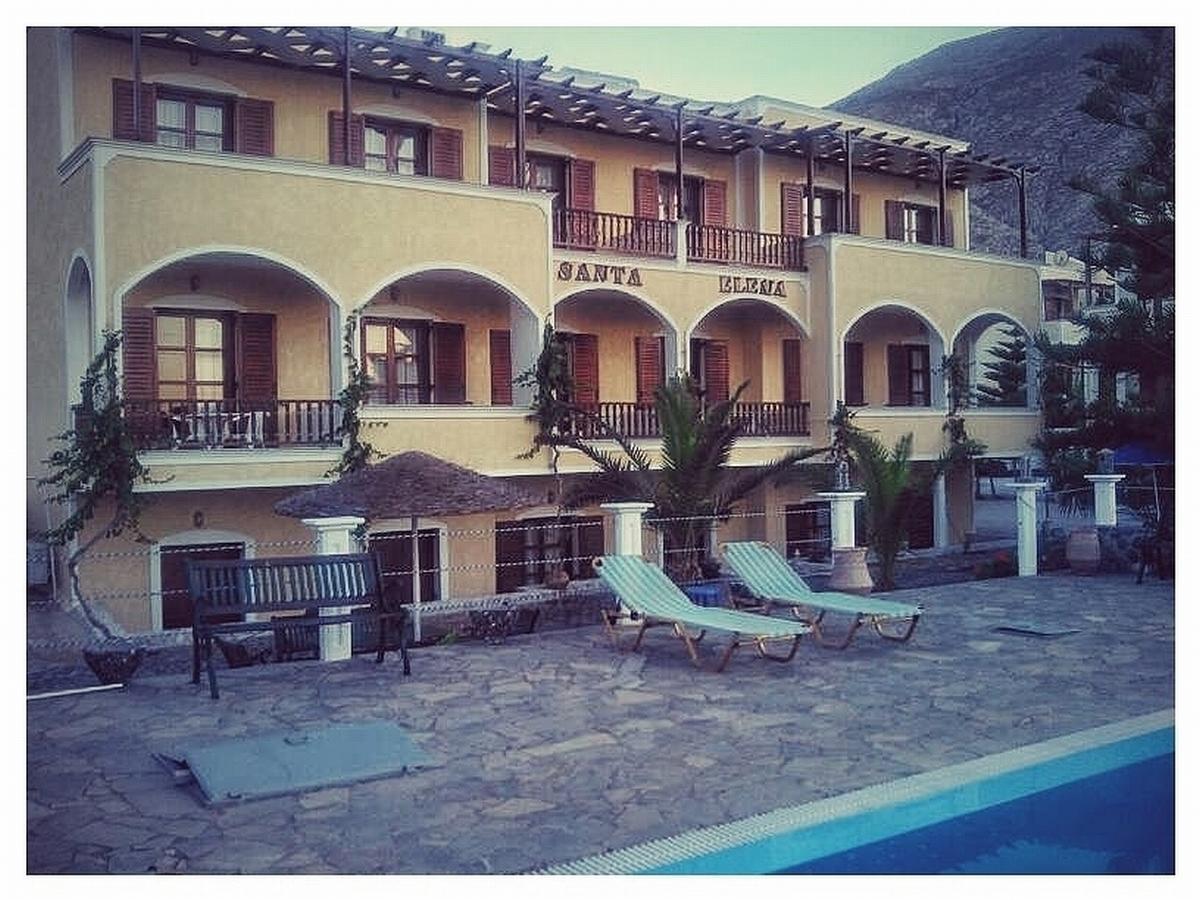 Hotel Santa Elena Kamári Exterior foto