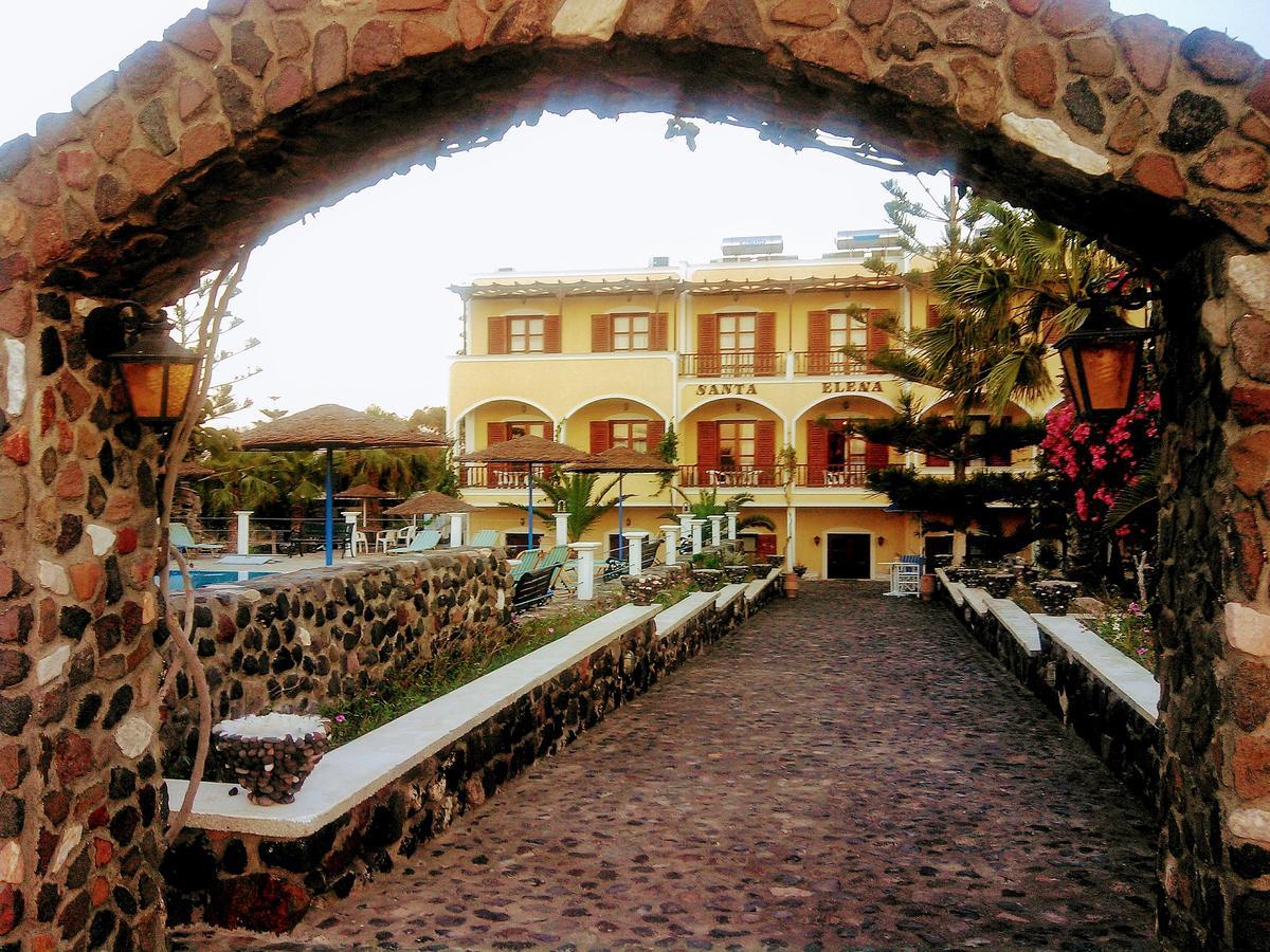 Hotel Santa Elena Kamári Exterior foto